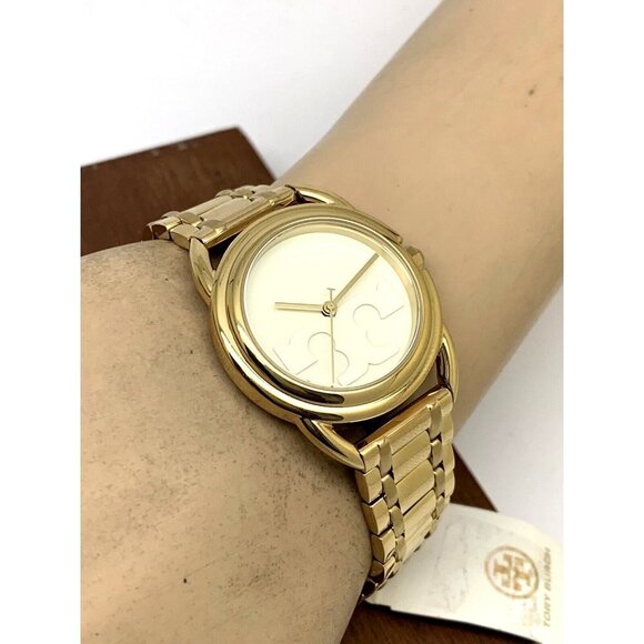 Tory Burch Women\'s Watch TBW7220 Miller Quartz Cream Dial Gold Stainless Steel main image 6
